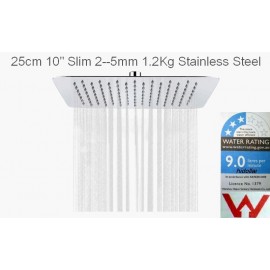 MULTIFUNCTION 2IN1 SHOWER RAIL HEAD SET DIVERTER ARM CHROME BRASS SLIM HEAD DIY