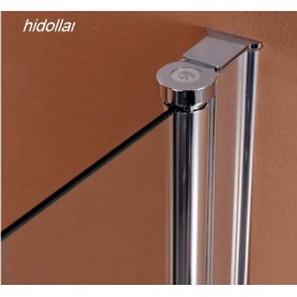 FRAMELESS PIVOTING TEMPERED GLASS FOLDING DOOR SHOWERSCREEN BATH TUB SWING PANEL