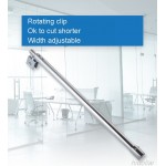 SHOWER SCREEN SHOWERSCREEN HORIZONTAL HOLDER CLAMP BRACKET GLASS POLE 61-122CM