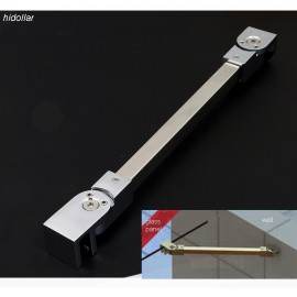 SHOWER SCREEN SHOWERSCREEN SQUARE GLASS HOLDER CLAMP BRACKET CLIP GLASS POLE 60/100