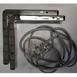 SQUARE SHOWER SCREEN CABIN ENCLOSURE CUBICLE WIDTH DEPTH ADJUSTABLE EASY ASSEMBLY BLACK OR CHROME