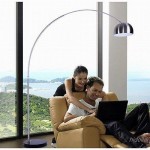 MORDERN EAMES ERA ARCO FLOOR LAMP LARGE RETRO LIGHT MARBLE BASE SAA