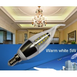 E14 LED GLOBE BULB 5W WARM WHITE