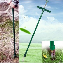 NO BEND STANDUP WEED REMOVER STEEL WEED REMOVAL GARDEN GRASS GRABER TWISTER