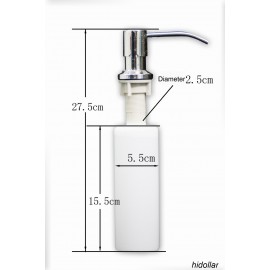 IN-SINK INSINK IN SINK UNDER SINK SOAP DISPENSER 304 STAINLESS STEEL CHROME 330m