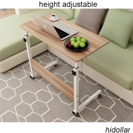 MOBILE OVERBED TROLLEY TABLE LAPTOP IPAD STUDY HOSPITAL HALL DESK HI ADJST 80X50