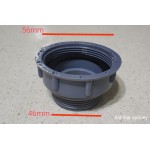 SOLID SCREWED REDUCER 50 40mm KITCHEN BASIN WASTE ADAPTOR