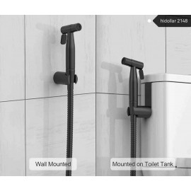 Handheld Bidet Sprayer Bathroom Toilet Hand Bidet Spray Shower Head AU Adaptor No Drilling BLK/SLV