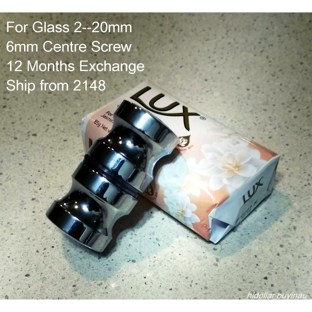 thumbnail image 2 of Hidollar Horizontal Shower Screen Holder Clamp Bracket – Fits Glass & Pole, 82cm 2 of 4
