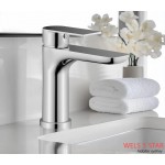 WELS STANDARD ROUND BASIN MIXER TAP CHROME 5STAR