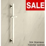 SQUARE SHOWER RAIL STAINLESS STEEL SILVER SQUARE SHOWER SET