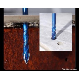 Tungsten Carbide Drill Bit Hole Saw Blue Sawtooth Cutter Wood Concrete Tile 4/5/6mm Free Post