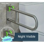 OILET GRAB BAR BATHROOM SAFETY RAIL ELLDERLY DISABILITY SUPPORT HANDICAP 32mm 60CM