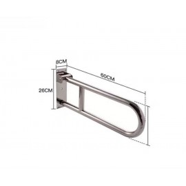 TOILET GRAB BAR BATHROOM SAFETY RAIL ELDERLY DISABILITY SUPPORT HANDICAP 32mm 60CM