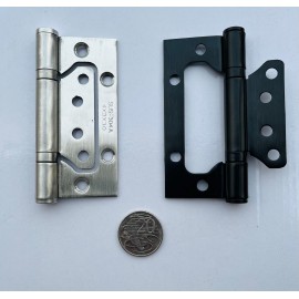HEAVY DUTY 4” STAINLESS STEEL HIRLINE DOOR HINGES BEARING NON MORTISE HINGE 2MM X2