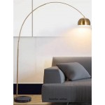 FISHING ARCO FLOOR LAMP LARGE RETRO FLOOR LIGHT MARBLE BASE REPLICA GOLD