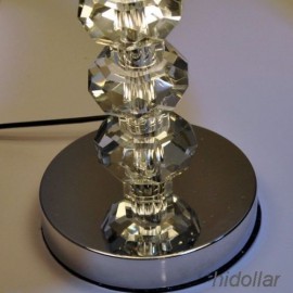 MORDEN K9 CRYSTAL DIAMOND BASE BEDSIDE TABLE LAMP DESK LIGHT E27 2.2Kg 47CM
