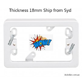 SLIM ELECTRICAL MOUNTING BLOCK GPO MOUNTING BASE BOX 