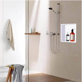 Stainless Steel Shower Niche 320x320mm Wall-inserted Niche Ready to Use
