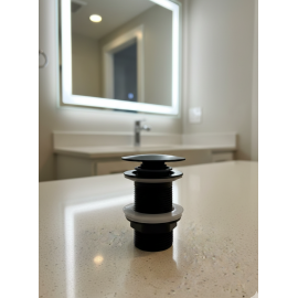 CHROME BRASS POP UP POPUP WASTE PLUG WATERMARK 32MM IDEAL 4 BATHROOM GLASS BASIN Contact 4 Wholesale