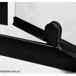 BLACK SHOWER SCREEN SEMI FRAME SQUARE SHOWERSCREEN SHOWER CABIN ENCLOSURE 900X1900