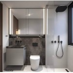 FRAMELESS SINGLE PANEL SHOWER SCREEN SAFETY GLASS 800/900 WHITE,BLACK,SILVER