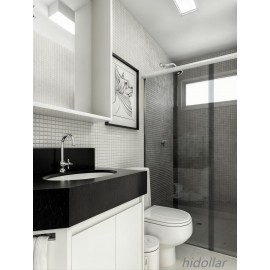 SILVER OR BLACK WALL TO WALL SLIDING SHOWER SCREEN SEMI FRAME 2 DOORS 135CM--192CM