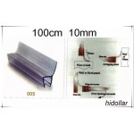 PVC PLASTIC SHOWERSCREEN SHOWER SCREEN DOOR WATER SEAL STRIP FOR 10MM 1M 135/45