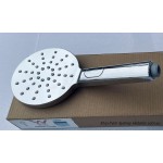 WEL ROUND BATHROOM HAND SHOWER HEAD BATH SPRAYER REPLACEMENT MULTI JET 4 STAR