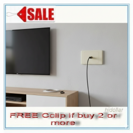 TV OUTLET ANTENNA COAXIAL WALL SOCKET PLATE F TYPE FOXTEL TELSTRA CABLE INTERNET