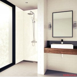 ACRYLIC SHOWER WALL ACRYLIC WATERPROOF LINER LINING 190X91CM  100CM ONE WHOLE PCS