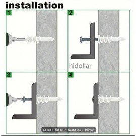 NYLON WALLMATE WALL MATE PLASTERBOARD PLUG GYPROCK SCREW ANCHORS EZYDRIVER X100