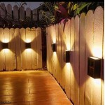 SOLAR WALL LIGHT SOLAR DOWNLIGHT SOLAR SPOT LIGHT GARDEN FENCE DECK PATH UP AND DOWN GROUND FLOOR 4LED LIGHT