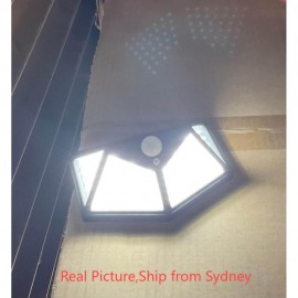 100 LED SOLAR SECURITY SENSOR LIGHT OUTDOOR MOTION SENSOR LIGHT FREE POST