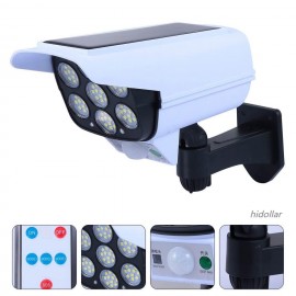 DUMMY FAKE SURVEILLANCE SECURITY CAMERA SOLAR POWER LED FAKE CAMERA WITH SENSOR LIGHT