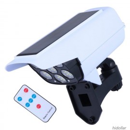 DUMMY FAKE SURVEILLANCE SECURITY CAMERA SOLAR POWER LED FAKE CAMERA WITH SENSOR LIGHT