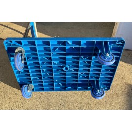 FOLDABLE PLATFORM TROLLEY 70X47CM 150KG ASSEMBLED HAND TRUCK FOLDING CART SILENT