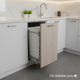 KITCHEN OFFICE CONCEALED BIN PULLOUT PULL OUT SLIDING BIN RUBBISH BIN,DOOR MOUNT