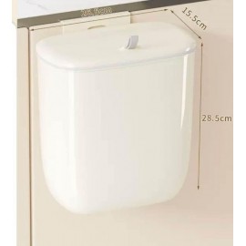 KITCHEN BATHROOM DOOR HANGING WASTE BIN RUBBISH BIN TRASH CAN SLIDE LID