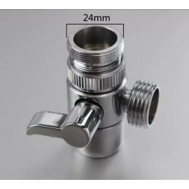 FAUCET MIXER TAP DIVERTER ADAPTOR KITCHEN SINK SPLITTER BRASS 3 WAY CONNECTOR