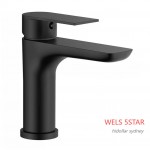 WELS STANDARD ROUND BASIN MIXER TAP 5STAR BLACK