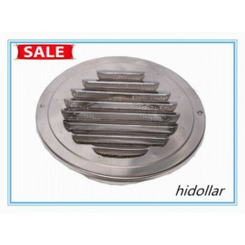 STAINLESS STEEL WALL LOUVER VENT RAIN COVER INSECT MESH 150mm 125mm 100mm