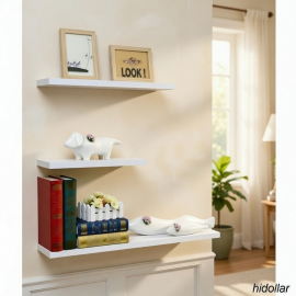 3PCS FLOATING SHELF SET BOOK SHELF SHOP DISPLAY CONCEAL 468 3PCS FLOATING SHELF SET BOOK SHELF SHOP DISPLAY CONCEAL 468