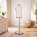 GIRL BOY UNISEX DRESS MANNEQUINS DISPLAY ADJUSTABLE CHROME STAND SKIRT PANTS S